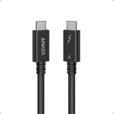 Image of Anker Prime Thunderbolt 4 Cable, 3.3 ft USB C to 240W Charging, 40Gbps Data Transfer, Supports 8K/4K Displays, For iPhone 16 Series, MacBook Air, iPad, Samsung (Thunderbolt Certified)