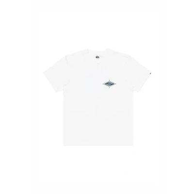 Image of Quiksilver Blast Print Tshirt, Size: Small, Wbb