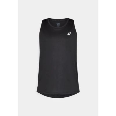 Image of ASICS Core Singlet for Men Lightweight and Breathable Running Top in Black, Perfect Training Races