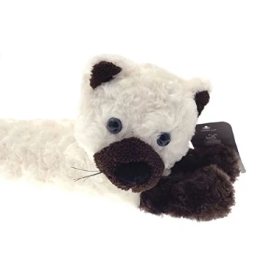 Image of COUNTRY CLUB Novelty draught excluder door draft stopper dog CAT CREAM