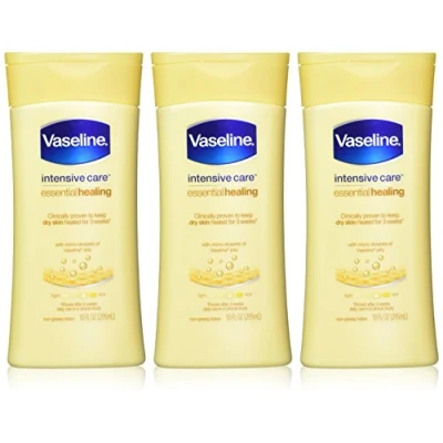 Image of Vaseline Intensive Care Essential Healing Lotion, 3 Count