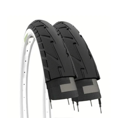Image of 2 COVERS 26 X 1.75 (47 559) BIANCONERI TIRES ROAD ADULT SLICK CITY BIKE HYBRID