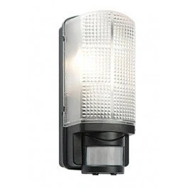Image of Saxby Lighting Motion IP44 60W PIR Bulkhead (Black)