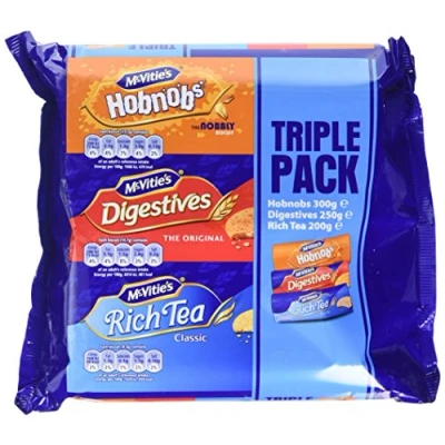 Image of Mcvitie&#039;s Classic Triple Biscuits Pack 750 g