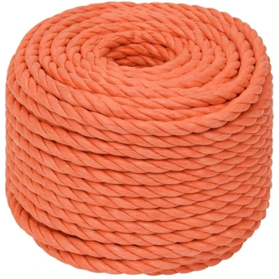 Image of vidaXL Work Rope Orange 20 mm 25 m Polypropylene