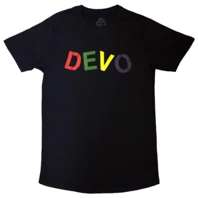 Image of Rock Off officially licensed products Devo Band Logo T Shirt M Black