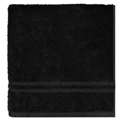 Image of TeddyT&#039;s Personalised Embroidered Name Bath, Beach &amp; Swimming Towel for Adults Kids (Black)