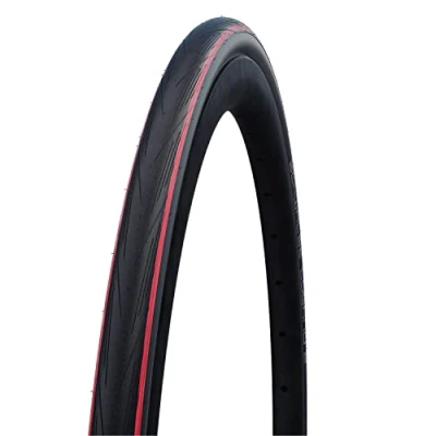 Image of Schwalbe 706053 tire lugano ii 700x25c k guard plegable lineas rojo o as 25 622