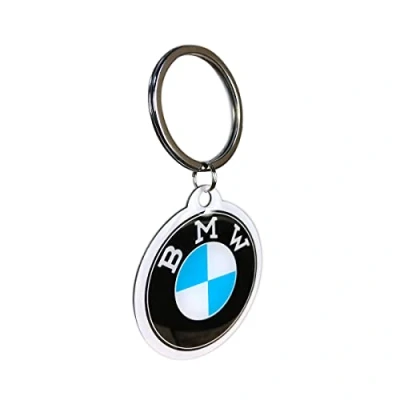 Image of Nostalgic Art Retro Keyring Diameter 4 cm Original Licensed Product (OLP) BMW Logo Gift Idea for Accessories Fans Metal Vintage Design, design., cm,