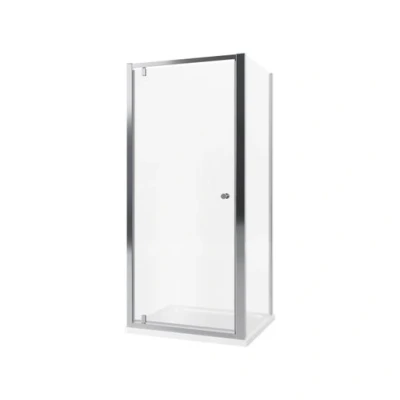 Image of Mira Elevate Pivot Shower Door Chrome 1900mm X 760mm 2.1814.001