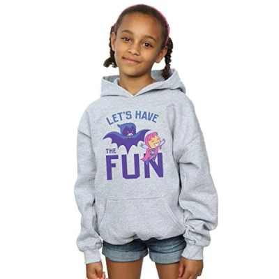 Image of Dc Comics Teen Titans Go Let apos;s Have The Fun girls&#039;s Children&#039;s Sweatshirt in Grey