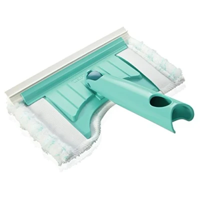 Image of Leifheit Bath Cleaner Micro Duo Fibres, Tile and Squeegee, Shower Cabin Cleaner, 20 cm Wiping Width