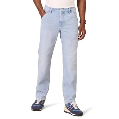 Image of Amazon Essentials Men&#039;s Relaxed Fit Workwear Carpenter Jeans, Light Blue Wash, 29W / 34L