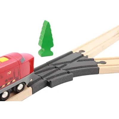 Image of Locorico Railway Switch for Wooden Train (Right Turn)
