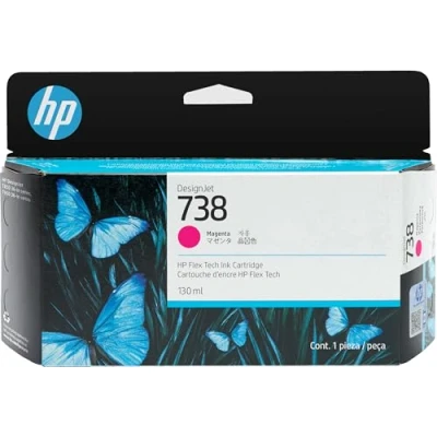 Image of HP 738 130 ml Magenta DesignJet ink cartridge 1 pc(s) Original Standard Yield