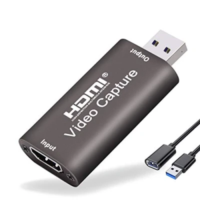 Image of Video capture Card HDMI to USB 3.0 Audio Cards 1080p/4k Record Grabber for 1080p 60fps content,, LiveBroadcasting,,Video Conference（No external Power Required）