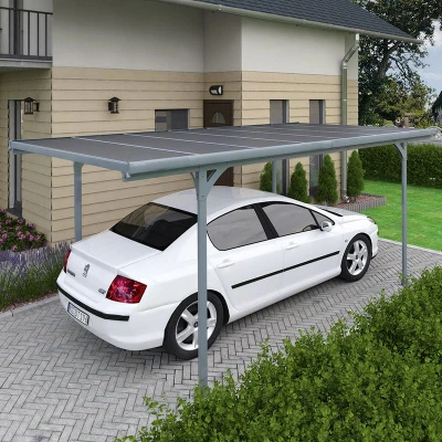 Image of 17x10 Palram Canopia Verona 5000 Metal Carport
