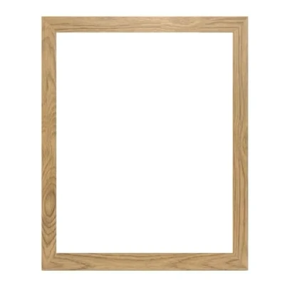 Image of FRAMES BY POST 25mm wide H7 Oak Picture Photo Frame 50 x70cm (Plastic Glass)