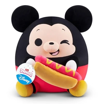 Image of Snackles Disney 14 inch Plush (MICKEY) by ZURU, with Snack Accessory