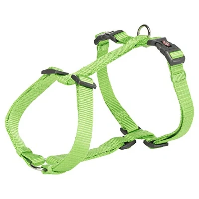 Image of Trixie Premium H Dog Harness Apple Green 75 120 cm/25 mm