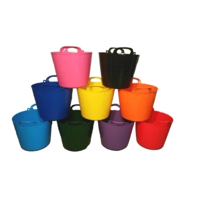 Image of Pack Of 5 26 litre Flexi Tub/Bucket/Trug/Gorilla Bucket Made In U.K.(Made The UK) By KetoPlastics