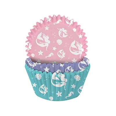 Image of Anniversary House Mermaid Cupcake Cases Pack of 75