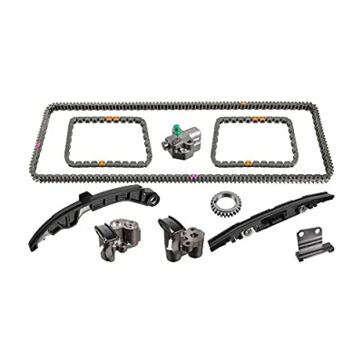 Image of 13021JK20A, 13021JK20AS2, 13028AL510, 13028AL510S3, 13028JK00A Timing chain Kit BLUE PRINT ADBP730009 Silent Chain, Closed NISSAN: 350Z Coupe