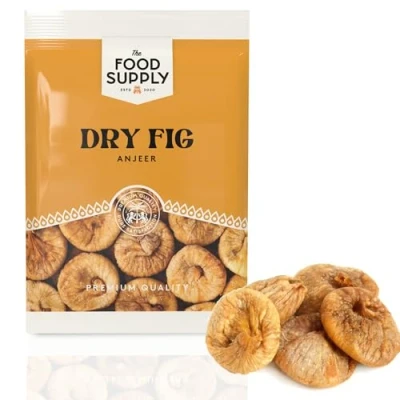 Image of Dried Figs 100% Natural, No Added Sugar, Gluten Free, Non GMO (300g)