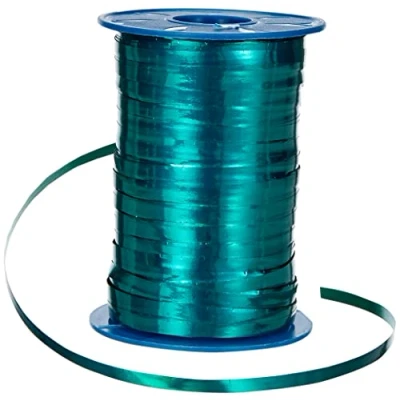 Image of C.E. Pattberg MEXICO Metallic Gift Ribbon pine green, 440 yards of Balloonribbon for Wrapping, 0.2 inches width, Accessories Decoration &amp; Handicrafts, Presents