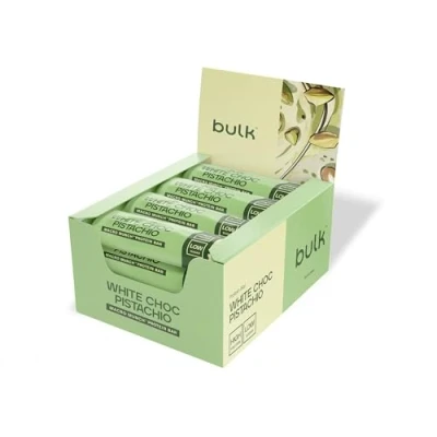 Image of Bulk Macro Munch Protein Bar, Low Sugar, White Chocolate Pistachio, 62 g, Pack of 12, Packaging May Vary
