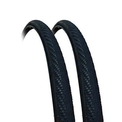 Image of 2pk 700 x 28c Road Bike Tyre, Racer/Hybrid Tire (28 622) Fast Easy Rolling