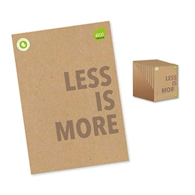 Image of Eco nature Line Notebook A5 Notepad Friendly Softcover Brown, 5012128558207