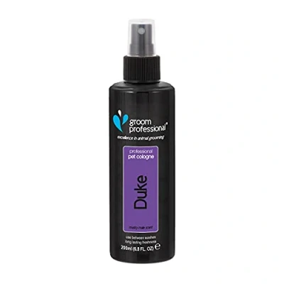 Image of GROOM PROFESSIONAL Duke Dog Cologne Spray Perfume for Smelly Dogs Masculine Scent Contains Chamomile Extracts to Soothe Sensitive Skin Long Lasting Scent, 200ml