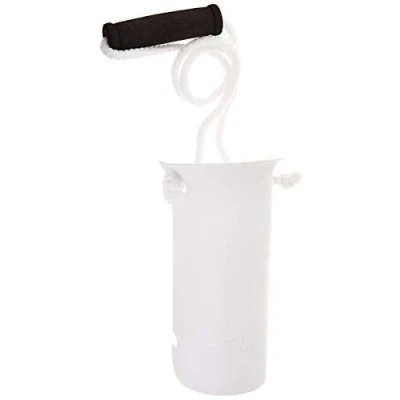 Image of HOMECRAFT Sock and Stocking Aid with Built Up Foam Handles, Easy On Off Aide 21.5&quot; Rope &amp; Grip, Pull Assist, Adult Size, Continuous Loop Notch