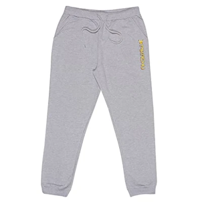 Image of Pokemon Pikachu Jogging Bottoms, Adults, XS 5XL, Heather Grey, Official Merchandise