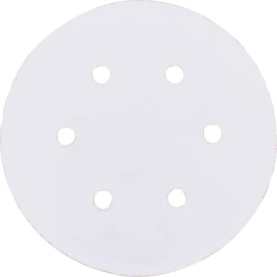 Image of 10x York 150MM Adhesive (Sticky Backed) Aluminium Oxide Discs, 6 Hole (600A) P100