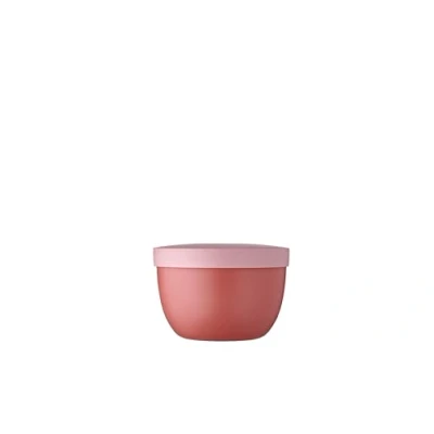 Image of Mepal Snackpot Ellipse Food Container for Storing and Transporting Snacks Suitable Freezer, Microwave &amp; Dishwasher 350 ml Vivid Mauve
