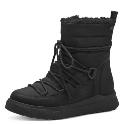 Image of Jana Womens Winter Snow Boots Vegan Fashion, Black, 5 UK
