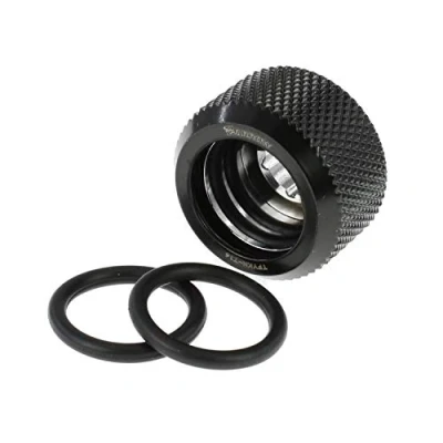 Image of Barrow G1/4 14mm OD Twin Seal Hard Tube Compression Fitting Black