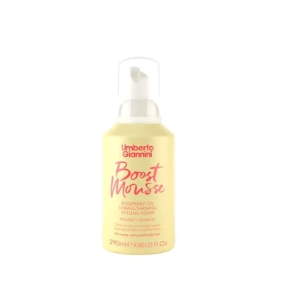 Image of Umberto Giannini Boost Mousse Rosemary Oil Strengthening Styling Foam 290ml
