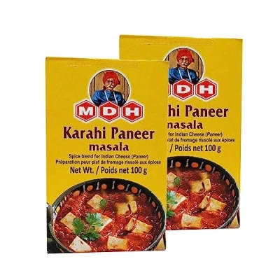 Image of MDH Karahi Paneer Masala 100G Blend of Spices Makes Delicious No Artificial Colours Indian Origin (Pack 2)