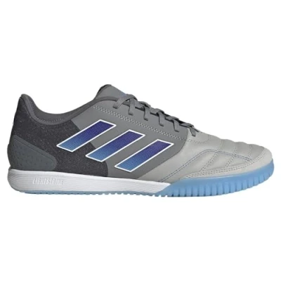 Image of adidas Unisex Top Sala Competition Indoor Boots Sneaker, Grey Three/Blue Burst/Lucid Blue, 11 UK