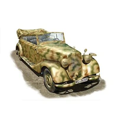 Image of Miniart 1:35 Scale German Staff Car 170V Cabrio Plastic Model Kit