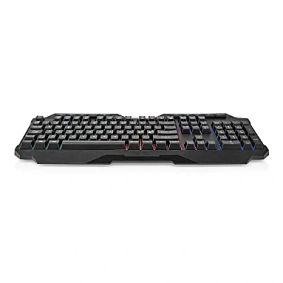 Image of NEDIS Wired Gaming Keyboard USB Type A Membrane Keys LED QWERTY ND Layout Power cable length: 1.30 m Multimedia