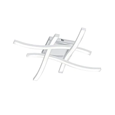 Image of Reality Leuchten Route R62472131 LED Ceiling Light Metal Matt White Includes 2x 5 Watt LEDs