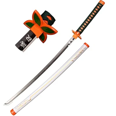 Image of KOGUMA Demon Slayer Kochou Shinobu Cosplay Wooden Swords Replica Prop 104cm