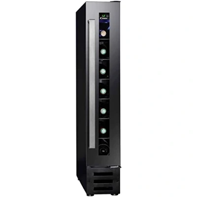 Image of Candy 7 Bottle Capacity Single Zone Built in Wine Cooler Black