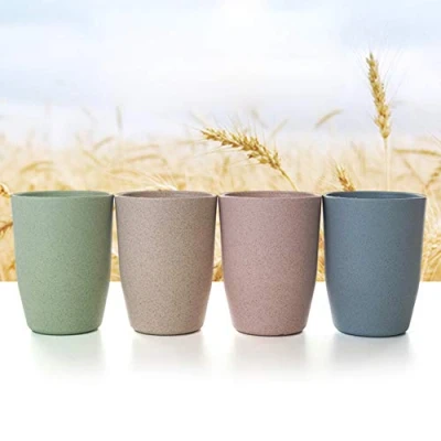 Image of GREENLANS Toothbrush Cup, Travel Home Plastic Mug Gargle Washing Makeup Brushes Razors Holder Bathroom Accessory Stand Cup Organizer Green