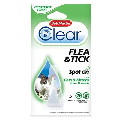 Image of Bob Martin Flea and Tick Spot On Cats, 4 Weeks