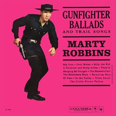 Image of Sings Gunfighter Ballads and Trail Songs (Silver Red &quot;Bullets &#039;n&#039; Blood&quot; Vinyl ) [VINYL]
